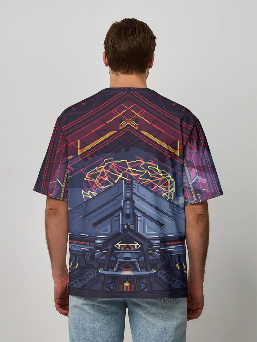 Мужская футболка оверсайз / DESTINY