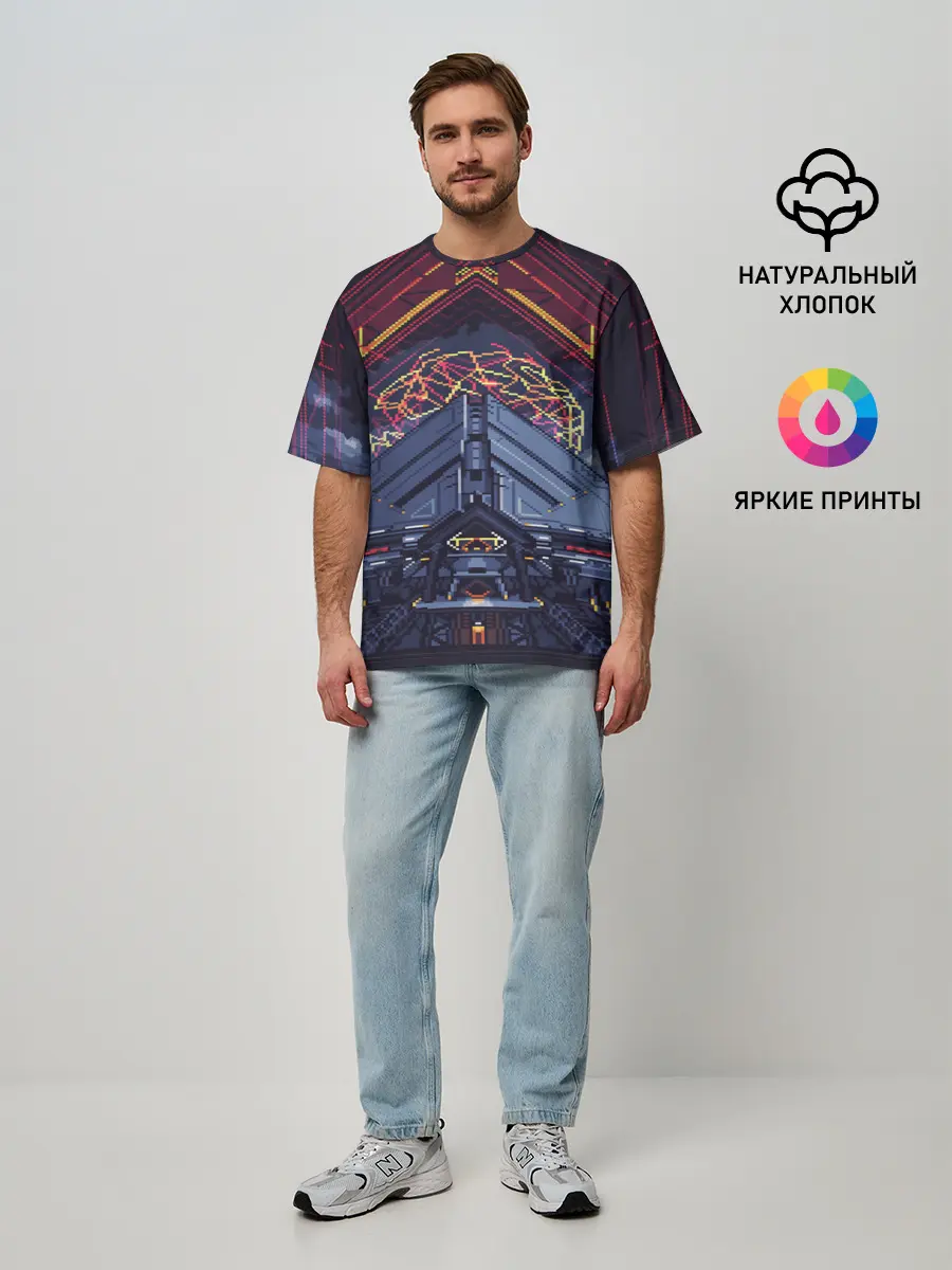 Мужская футболка оверсайз / DESTINY