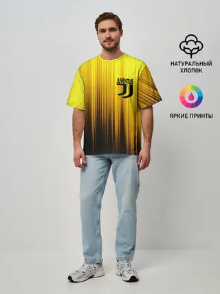 Мужская футболка оверсайз / JUVENTUS
