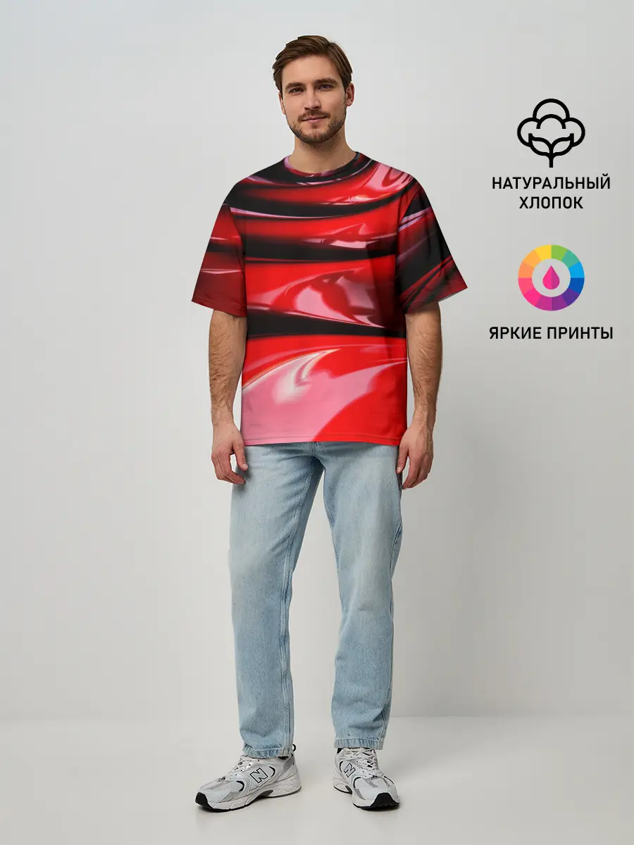 Мужская футболка оверсайз / ТЕКСТУРА