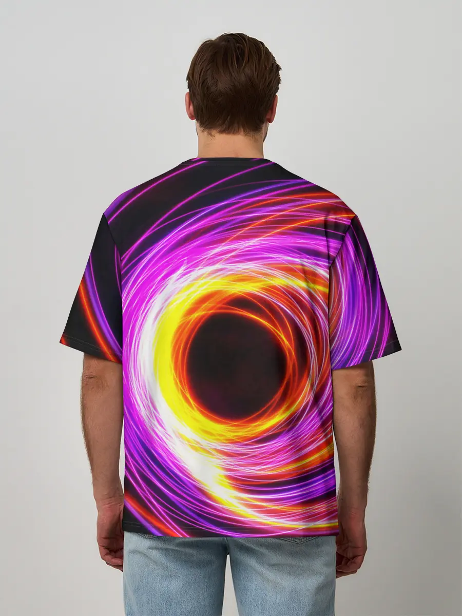 Мужская футболка оверсайз / ИСКРЫ