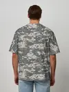 Мужская футболка оверсайз / Цифровой камуфляж