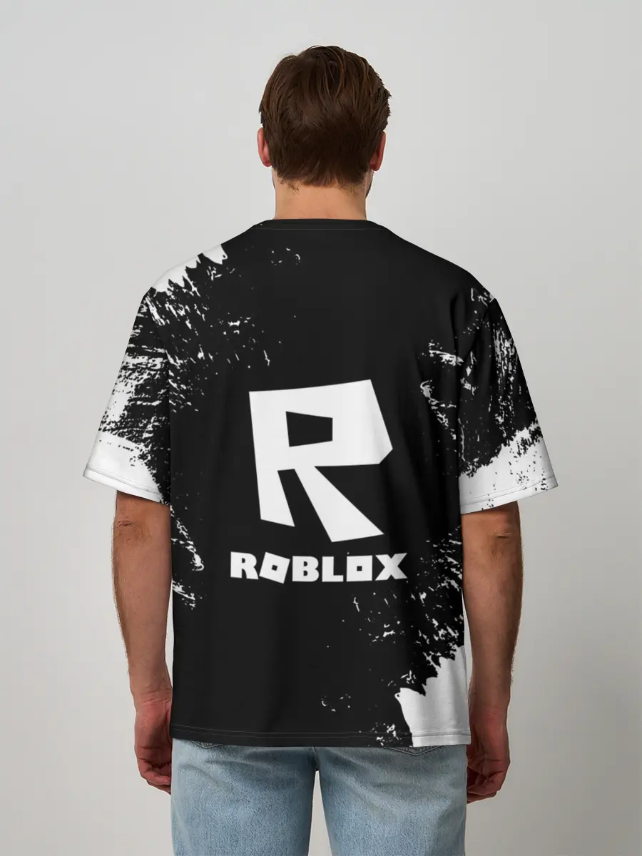 Мужская футболка оверсайз / ROBLOX | РОБЛОКС | LOGO