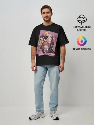 Мужская футболка оверсайз / Kaguya Sama | Госпожа Кагуя