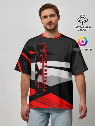 Мужская футболка оверсайз / GYM