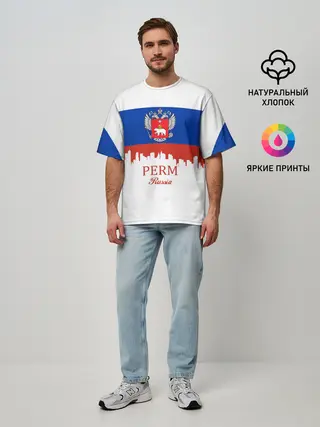 Мужская футболка оверсайз / Perm