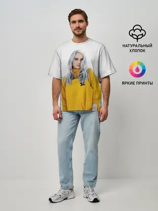 Мужская футболка оверсайз / BILLIE EILISH