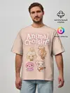 Мужская футболка оверсайз / Animal Crossing