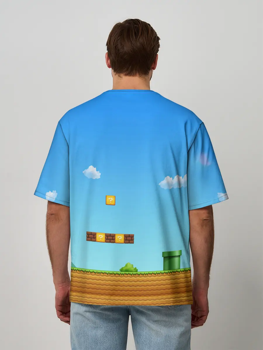 Мужская футболка оверсайз / Mario