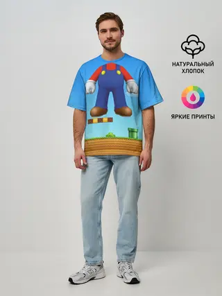Мужская футболка оверсайз / Mario