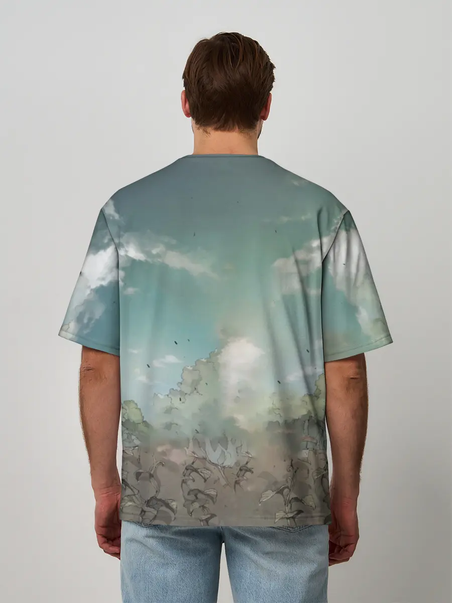 Мужская футболка оверсайз / The Promised Neverland