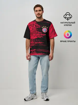 Мужская футболка оверсайз / BAYERN MUNCHEN.