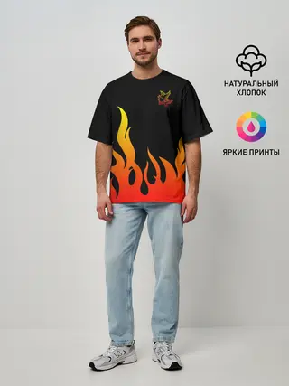 Мужская футболка оверсайз / Lil Peep