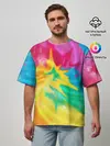 Мужская футболка оверсайз / Tie-Dye