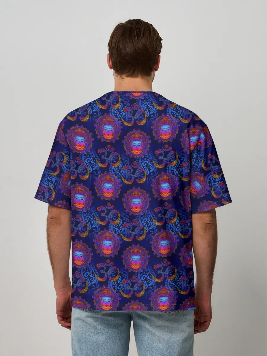 Мужская футболка оверсайз / Будда