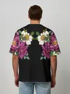 Мужская футболка оверсайз / Цветы