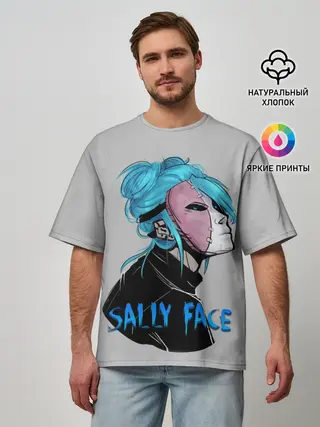 Мужская футболка оверсайз / Sally Face