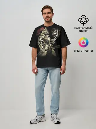 Мужская футболка оверсайз / Dark Souls 12