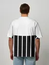 Мужская футболка оверсайз / Juventus | Tee Black and White