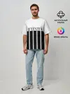 Мужская футболка оверсайз / Juventus | Tee Black and White