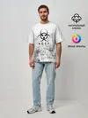 Мужская футболка оверсайз / nCoV | КОРОНАВИРУС