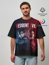 Мужская футболка оверсайз / Resident Evil 2