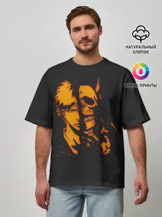 Мужская футболка оверсайз / Ichigo Kurosaki