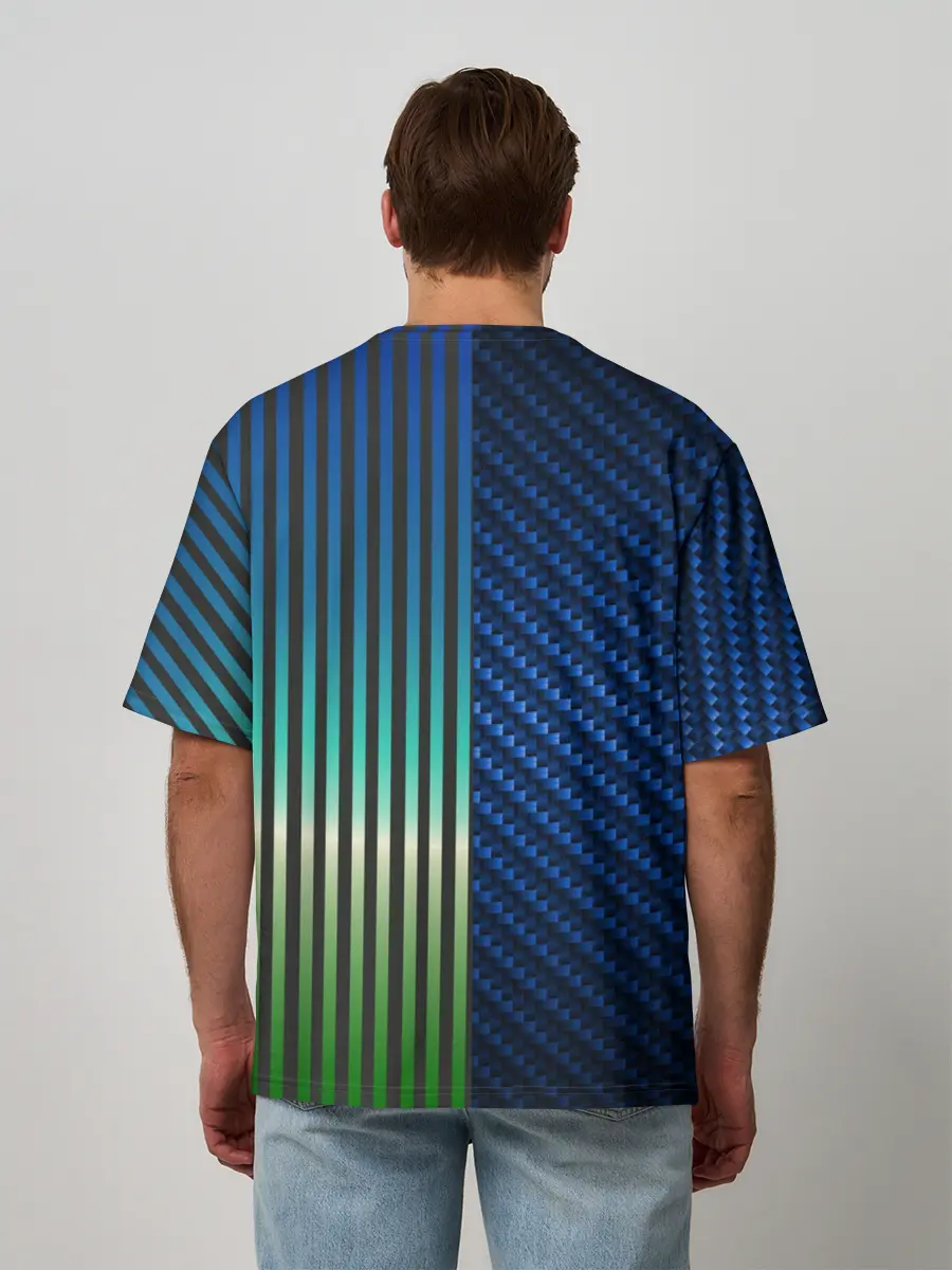 Мужская футболка оверсайз / Фантазия на тему Alfa-Romeo