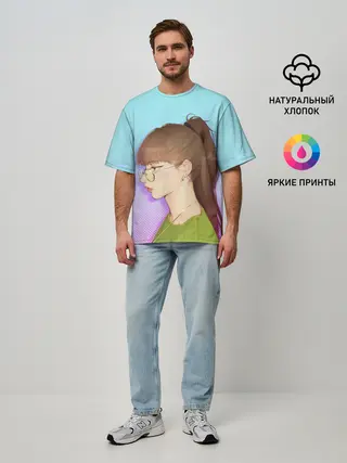 Мужская футболка оверсайз / Lalalalisa