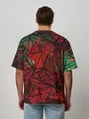 Мужская футболка оверсайз / Абстрактный геометрический