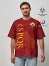 Мужская футболка оверсайз / Рома