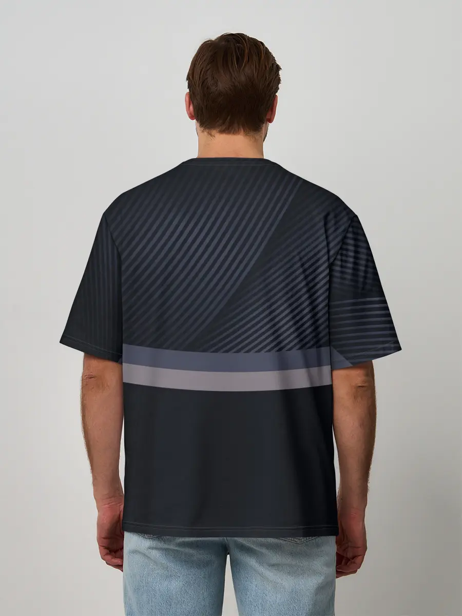 Мужская футболка оверсайз / Минимализм