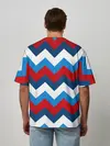 Мужская футболка оверсайз / Зигзаг