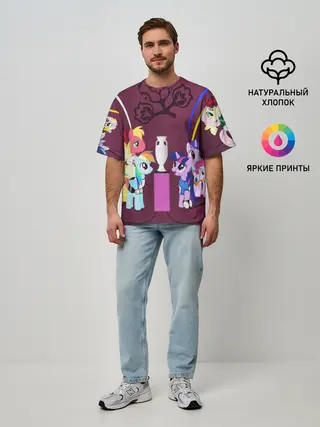 Мужская футболка оверсайз / PONY