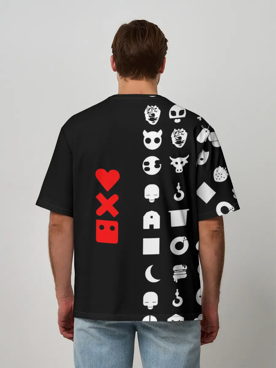 Мужская футболка оверсайз / Любовь, смерть и роботы