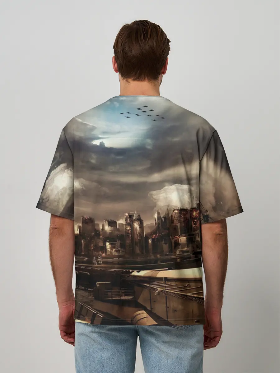 Мужская футболка оверсайз / Sabaton