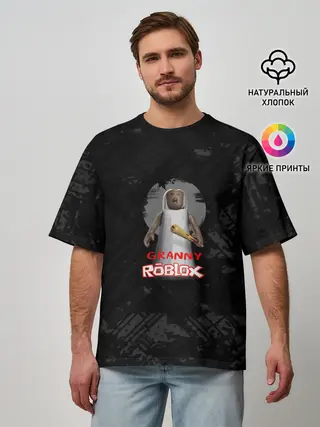 Мужская футболка оверсайз / Roblox / Granny