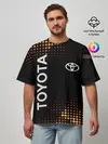 Мужская футболка оверсайз / Toyota