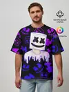 Мужская футболка оверсайз / Marshmello