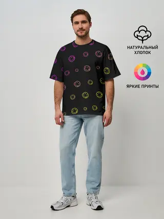 Мужская футболка оверсайз / NIRVANA / НИРВАНА