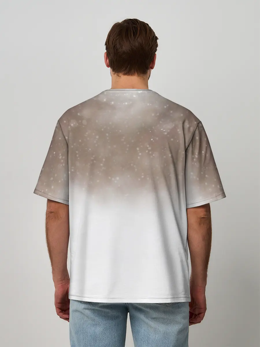 Мужская футболка оверсайз / Лиса