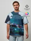 Мужская футболка оверсайз / Need for Speed