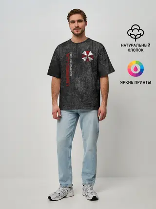 Мужская футболка оверсайз / Umbrella corporation