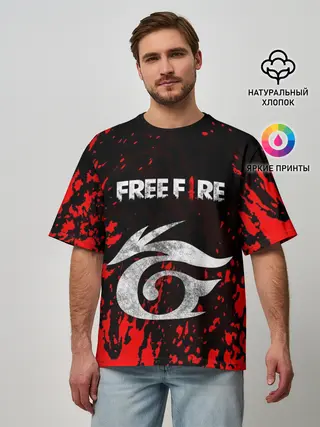 Мужская футболка оверсайз / GARENA FREE FIRE