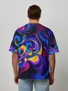 Мужская футболка оверсайз / Абстрактный Узор
