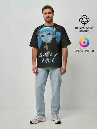 Мужская футболка оверсайз / Sally Face