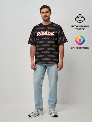 Мужская футболка оверсайз / Roblox