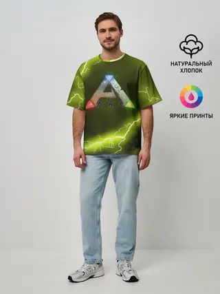 Мужская футболка оверсайз / Ark Survival Evolved