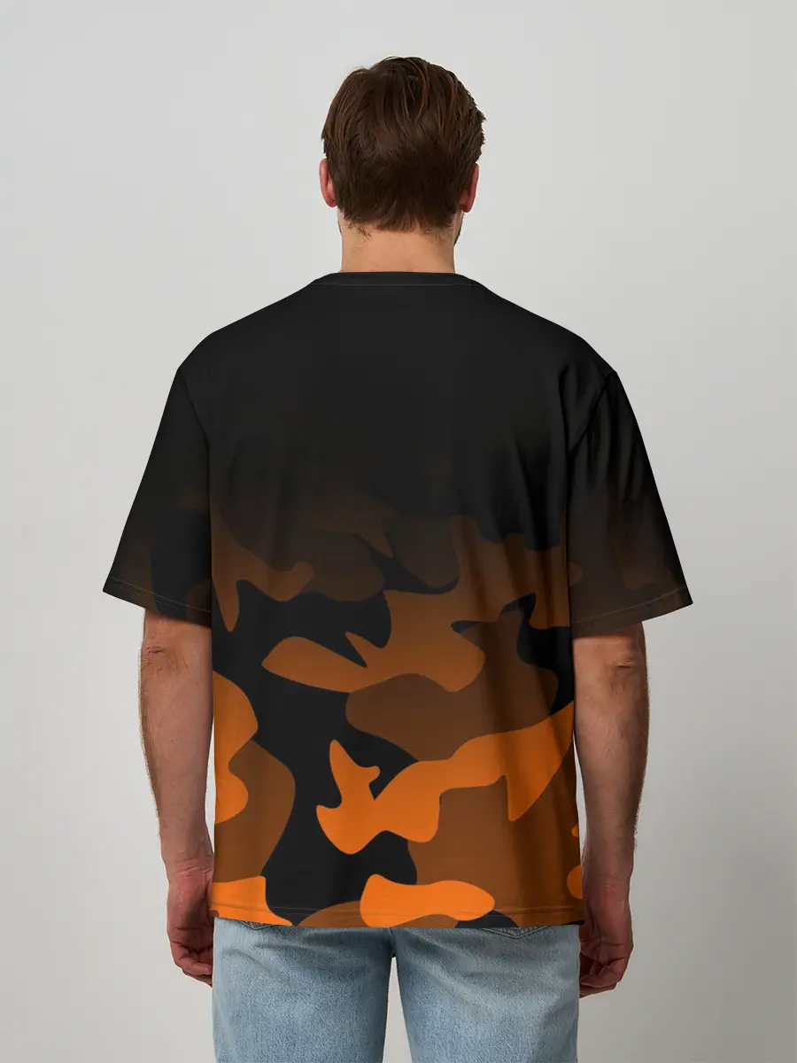 Мужская футболка оверсайз / KTM MOTORCYCLES / КТМ МОТОЦИКЛ