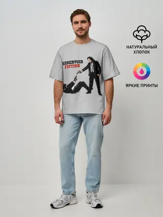 Мужская футболка оверсайз / Криминальное Чтиво